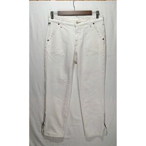 Women's Ralph Lauren Polo Jeans Company. White Denim. 29 Inch Waist 27 Inseam